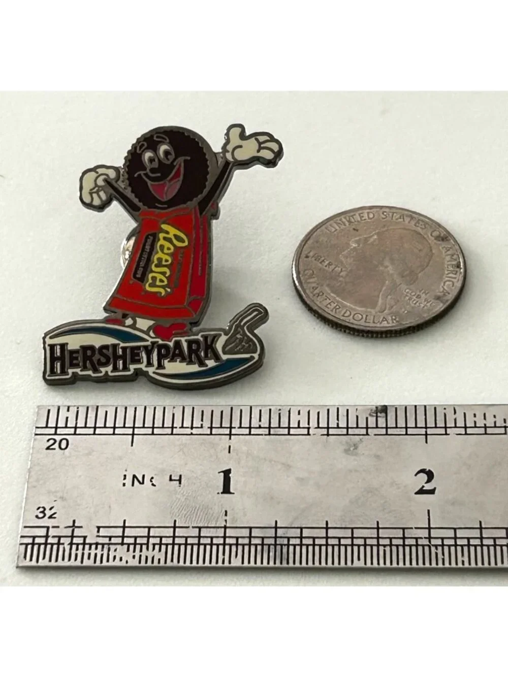 Hersheypark Reeses Character Enamel Pin Collectible Lapel Badge